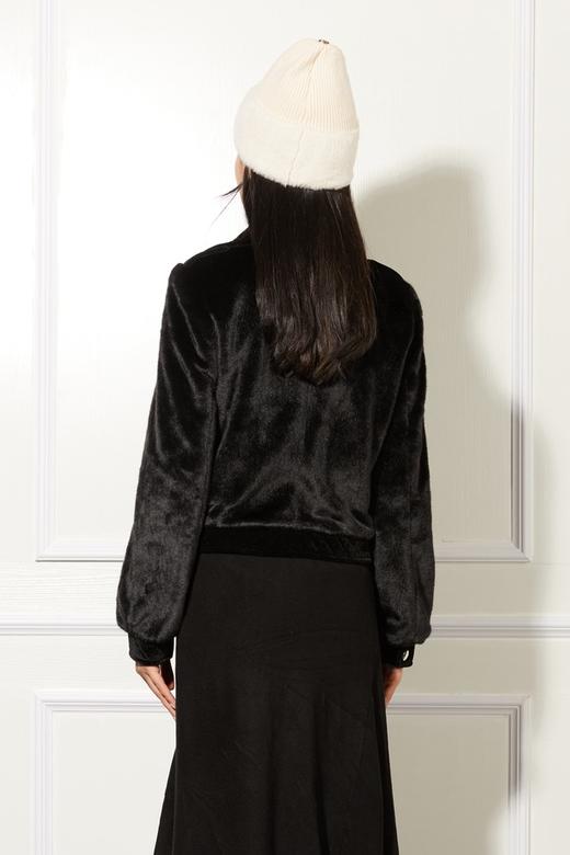 Kai & Kiera 黑色夹克毛绒外套 10965 商品图2