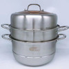 【99元/个】锦彩城雅特莱特加厚三层蒸锅32cm（1111828） 商品缩略图0