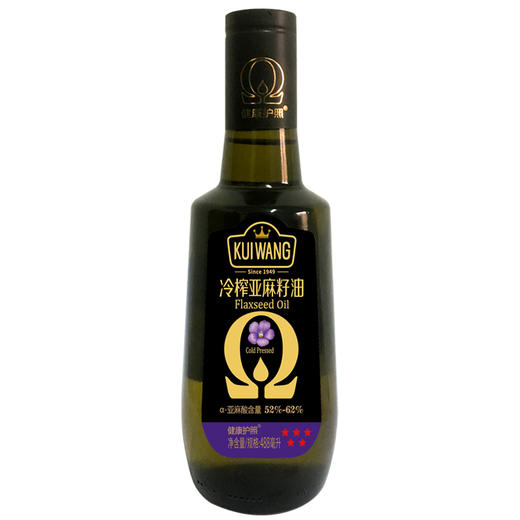 葵王 物理冷榨 亚麻籽油 488ML*2瓶 商品图1