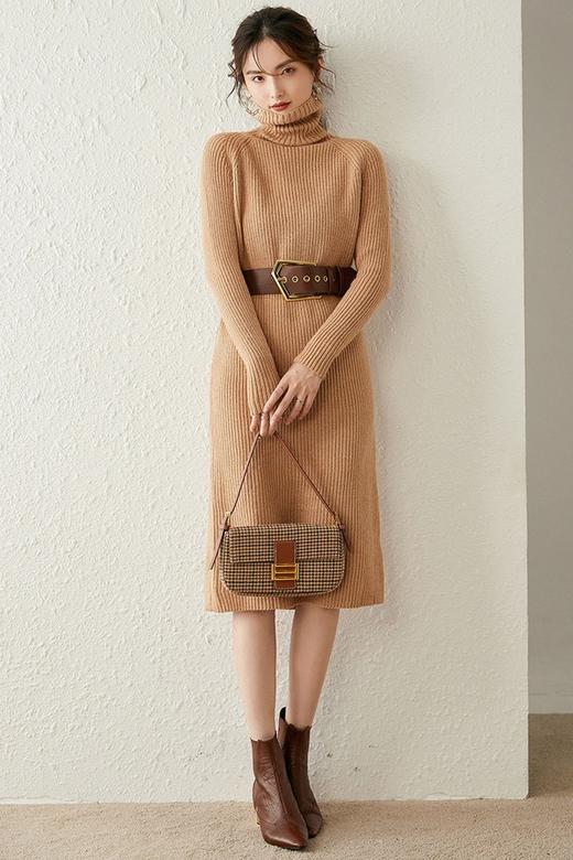 LOUIS YAO/白鹿语 修身显瘦针织连衣裙 10759 商品图6