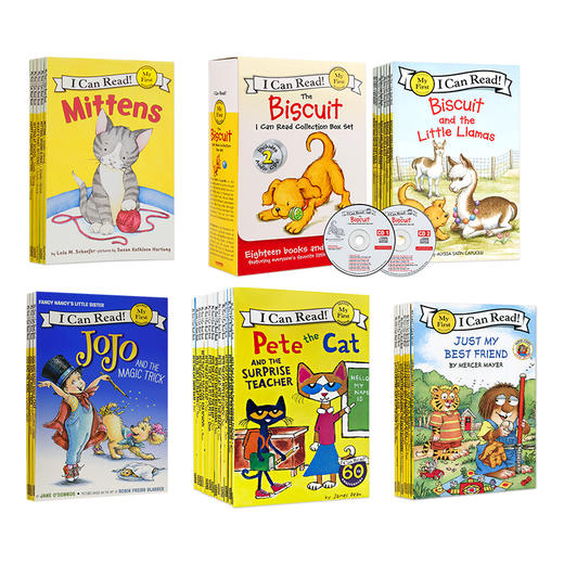 【宝莉爹推荐·英语启蒙必备书单】 I Can Read my first 预备级大全套68册 商品图1