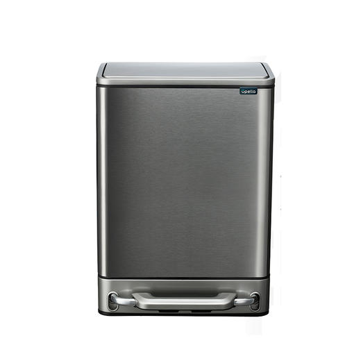 优百纳百享20L不锈钢垃圾桶家用欧式厨房客厅办公长方形脚踏大号创意 商品图0