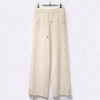WW  S3678羊毛阔腿裤宽松直筒弹力针织系带休闲裤 商品缩略图6