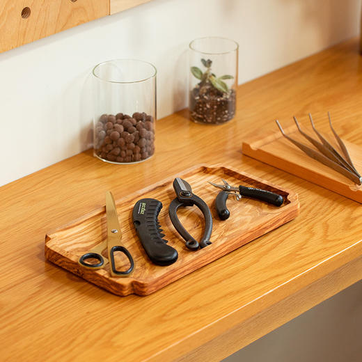 詹厨橄榄木整木餐具 | 意大利进口橄榄木 原生整木无拼接 高密度无胶水 切菜砧板菜盘水果托盘多用 商品图11