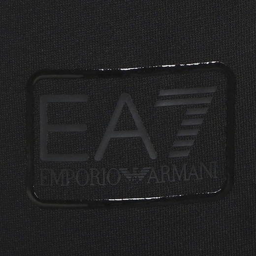 EMPORIO ARMANI 阿玛尼 男士棉质字母徽标印花休闲运动裤 黑色 6LPP62 PJ07Z 1200 商品图2