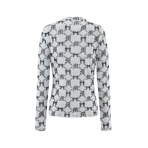 【SY精选】MAMOKISS秋季时尚长袖圆领T恤皮肤衣打底衫 商品图1