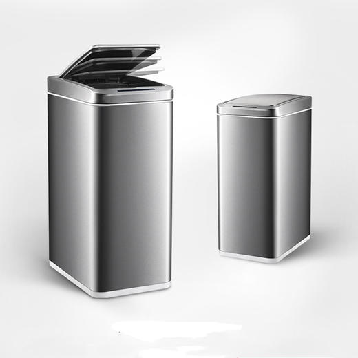 【清仓特惠4折，仅1件，无货退款】优百纳智享15L智能自动感应式垃圾桶电动不锈钢防水有带盖客厅卫生间 商品图2