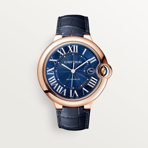 卡地亚 Cartier Ballon Bleu de Cartier 蓝气球腕表 42毫米 18K玫瑰金 自动上链 WGBB0036 商品图0