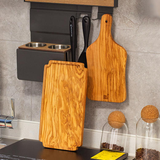 詹厨橄榄木整木餐具 | 意大利进口橄榄木 原生整木无拼接 高密度无胶水 切菜砧板菜盘水果托盘多用 商品图12