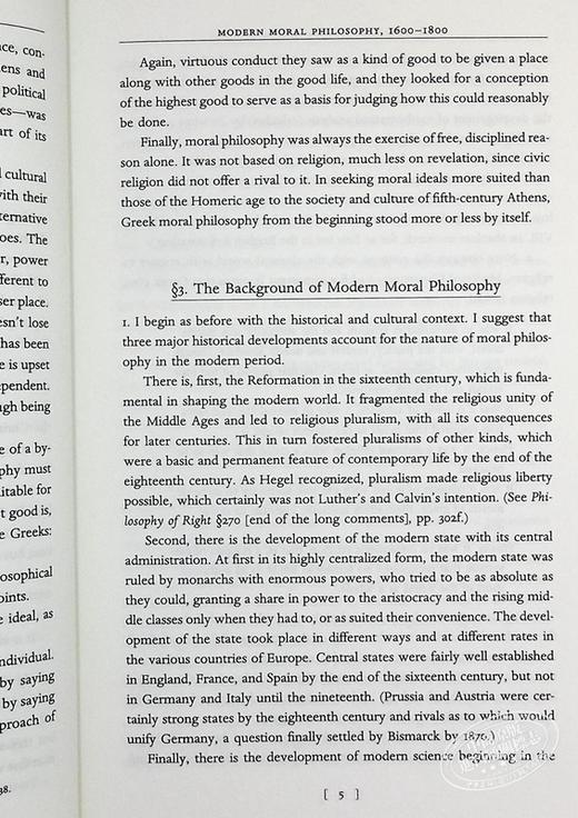 【中商原版】道德哲学史讲座 英文原版 Lectures on the History of Moral Philosophy 商品图7