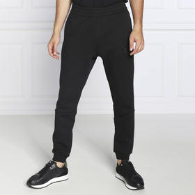 EMPORIO ARMANI 阿玛尼 男士棉质字母徽标印花休闲运动裤 黑色 6LPP62 PJ07Z 1200