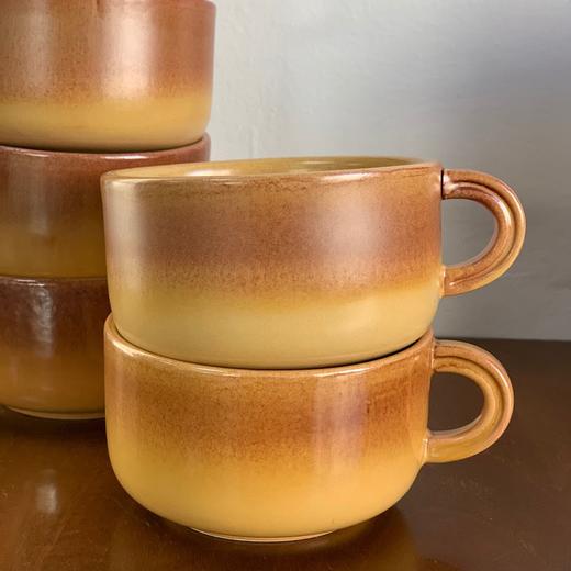 1970s意大利SIC制造中古陶瓷咖啡杯 罕见渐变A0136 商品图1