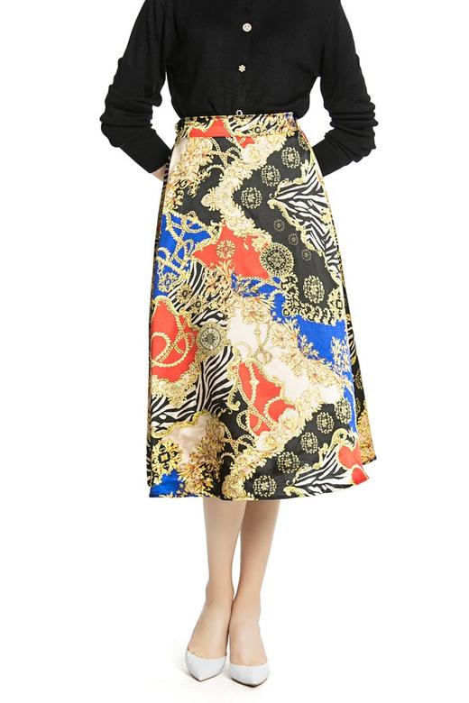 AVA 宫廷风印花半身裙 4271 商品图0