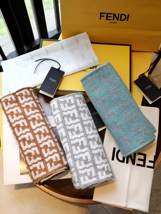 FENDI撞色字母-米色 商品图5