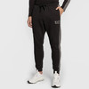 EMPORIO ARMANI EA7 阿玛尼 男士棉质字母徽标印花休闲运动裤 黑色 6LPP60 PJ07Z 1200 商品缩略图0