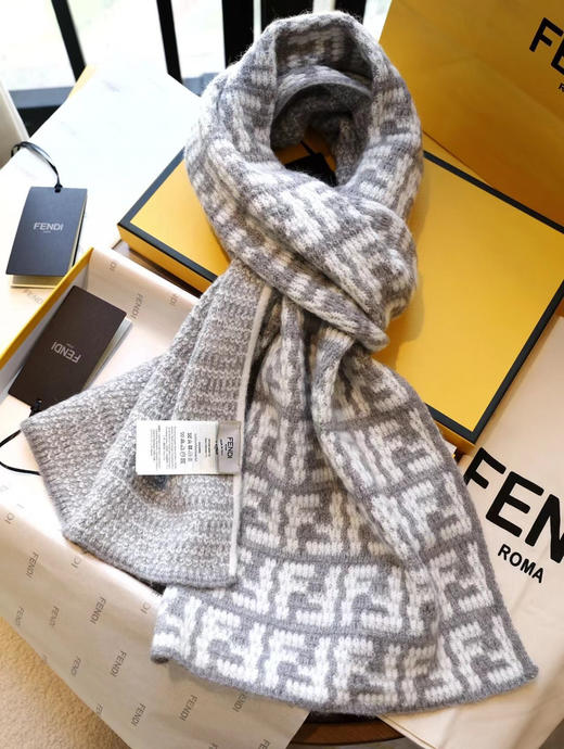 FENDI撞色字母-灰色 商品图4
