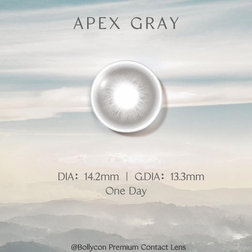 日抛 Bollycon 耶稣纯灰 14.2 着色13.3 混血灰 商品图1