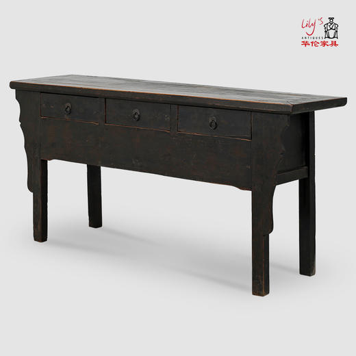 美丽华伦古董玄关桌实木三屉桌明清家具供桌梳妆台收藏中式老物件 商品图2