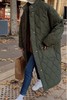 Kai & Kiera 军绿色夹棉大衣 14989 商品缩略图1
