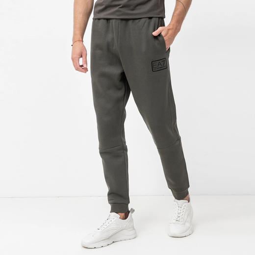 EMPORIO ARMANI 阿玛尼 男士棉质字母徽标印花休闲运动裤 军绿色 6LPP62 PJ07Z 1866 商品图0