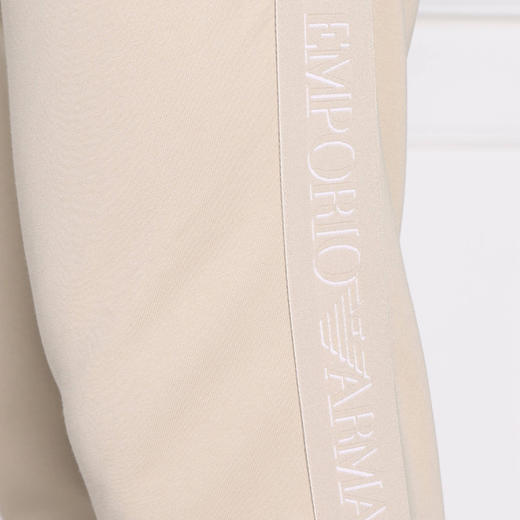 EMPORIO ARMANI 阿玛尼 男士棉质字母徽标印花休闲运动裤 米黄色 6L1P96 1JHSZ 0135 商品图2