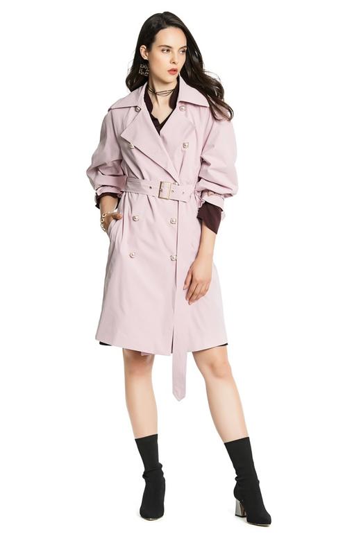 OCTAVIA 浅紫色风衣外套 4155 商品图0