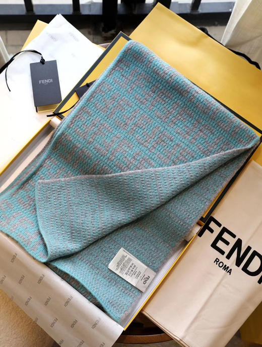 FENDI撞色字母-薄荷绿 商品图5
