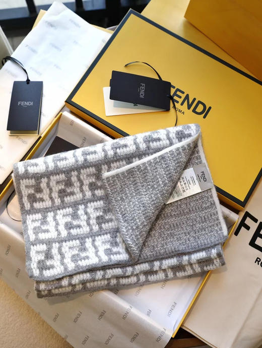 FENDI撞色字母-灰色 商品图8