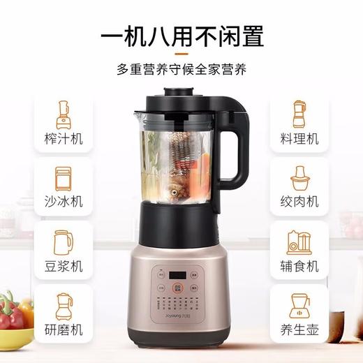 九阳（Joyoung） 低音破壁机预约加热破壁料理机辅食家用豆浆机榨汁机多功能搅拌机L18-P350 商品图7