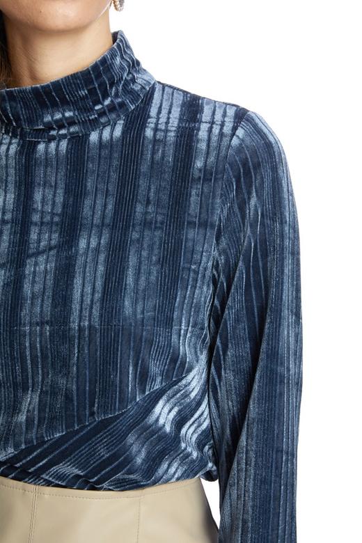 AVA 光泽感高领上衣 4820 商品图3