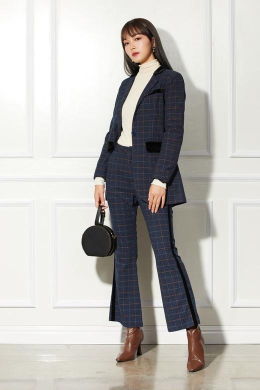 NOIR 英伦风格纹西装外套 4370 商品图1