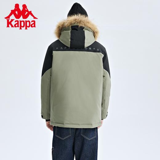 Kappa卡帕派克风羽绒服2022新款男貉子毛连帽面包服户外防寒外套K0C72YY40 商品图3