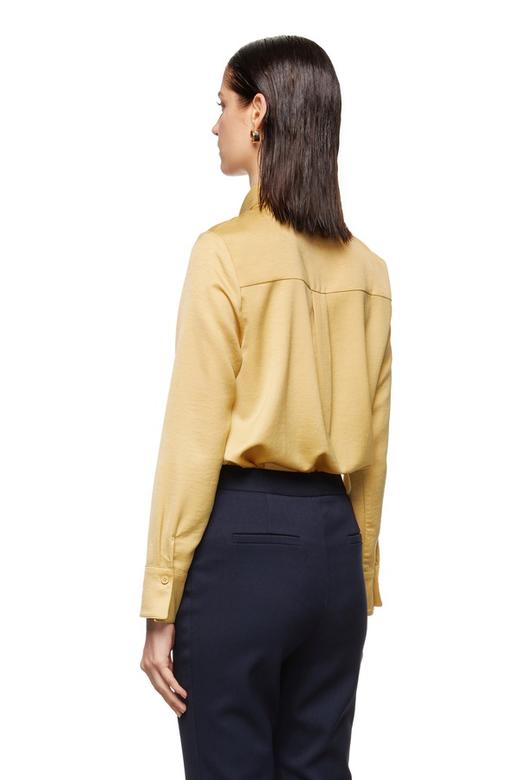 LNNNS 领口系带黄色衬衫 8316 商品图1