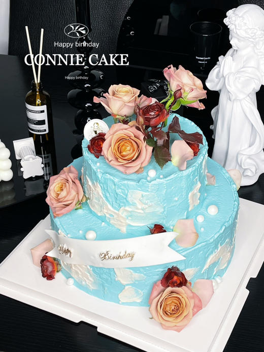 【1194】高级蓝色鲜花款 商品图2