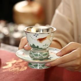鼎壶春® |如鱼得水 | 手作银器主人杯