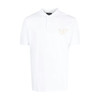 EMPORIO ARMANI 阿玛尼 男士棉质心形徽标贴花短袖 Polo 衫 白色 6L1FD9 1JTKZ 01D2 商品缩略图0