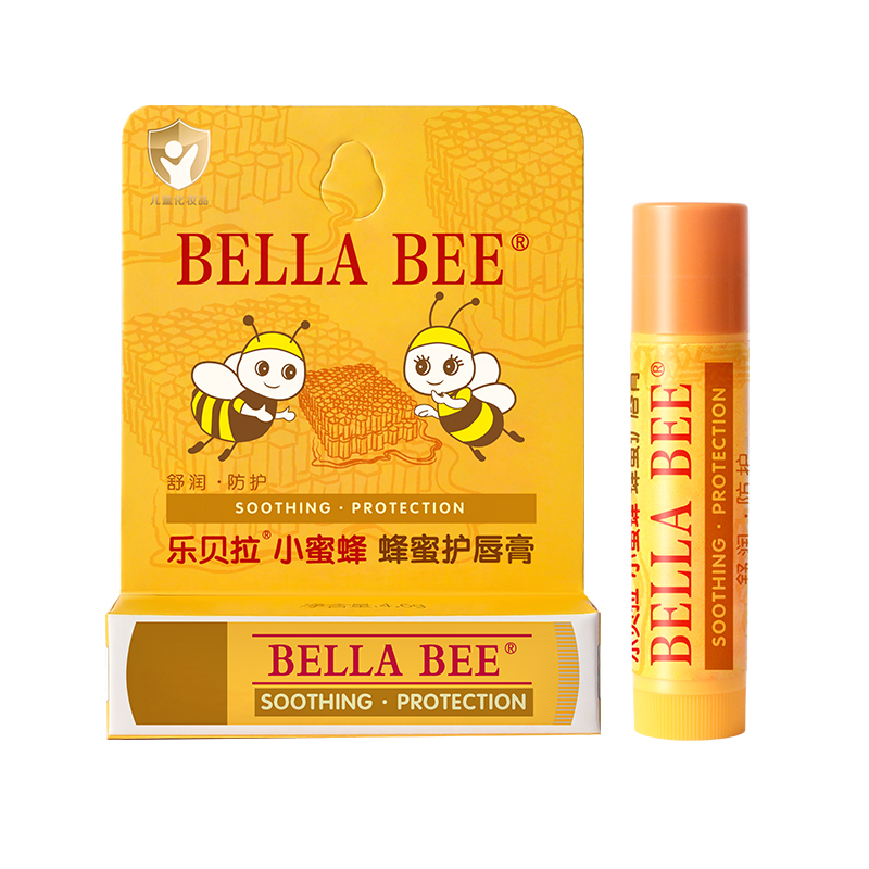 贝拉小蜜蜂蜂蜜护唇膏4.6G