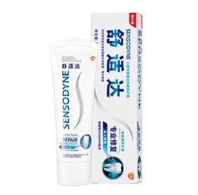 【品牌直发】包邮舒适达牙膏2支装:专业修复100g、美白配方120g、劲速护理120g、多效护理120g