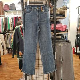 女牛仔直筒裤D218-7