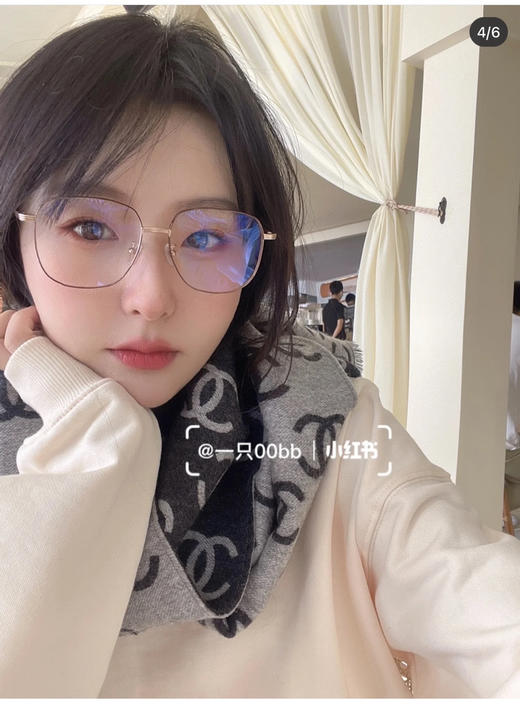 chanel专柜爆款围巾-灰色 商品图1