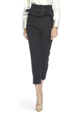 OCTAVIA 荷叶边腰封九分裤 4449