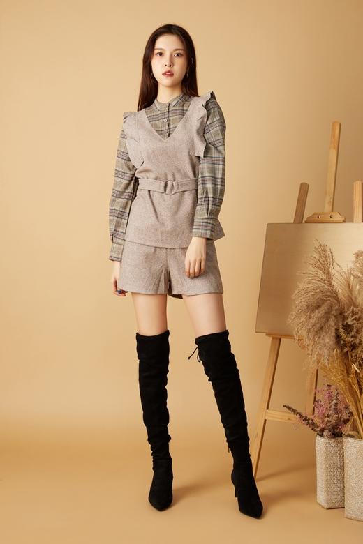 ELLA JADE 气质百搭格子套装 10582 商品图1