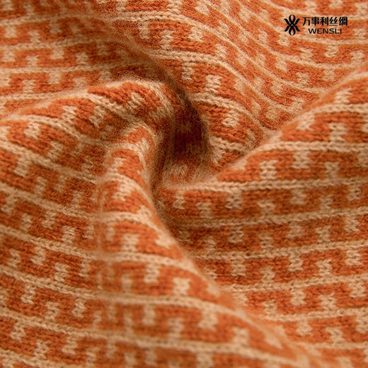 WENSLI/万事利 羊毛小围巾-阡陌 商品图2