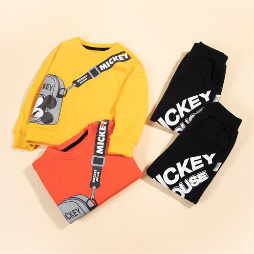 贝贝怡童装儿童套装迪士尼联名米奇时尚可爱男童两件套221T2467 商品图2
