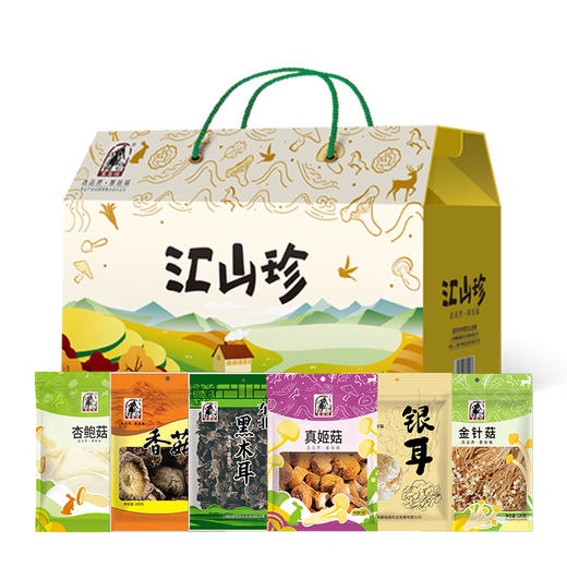 塞翁福汇山珍菌菇礼盒190型619克 商品图4