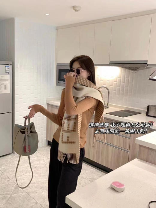 FENDI 芬迪最新格纹款围巾 商品图2