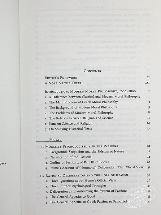 【中商原版】道德哲学史讲座 英文原版 Lectures on the History of Moral Philosophy 商品图5