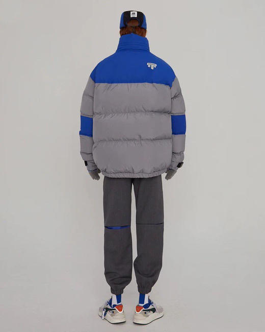 韩国潮牌ADER ERROR 秋冬白鸭绒拼色羽绒服 8801 商品图2