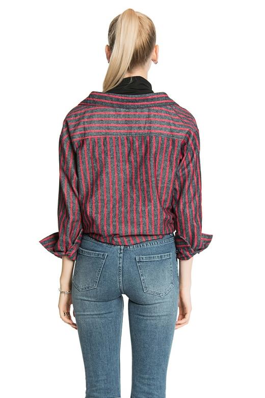 AVA 假两件条纹上衣 3831 商品图3