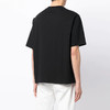 EMPORIO ARMANI 阿玛尼 男士棉质徽标贴饰圆领短袖T恤 黑色 6L1T6R 1JA5Z 0999 商品缩略图2